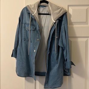 Central Park West Denim Shacket